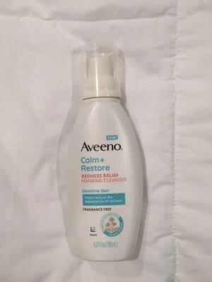 Limpiador en espuma Aveeno Calm + Restore Rodness Relief 6 oz sin fragancia Foto 1 de 4