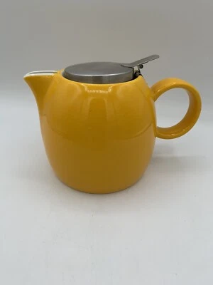Tea Forte Sunflower Yellow PUGG Ceramic Teapot (no Brew Bag) Use Tea Bags - Image 1 of 4