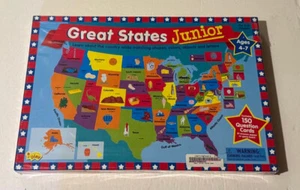 Great States Junior United States Learning Game Ages 4-7 New Sealed-free ship - Picture 1 of 3