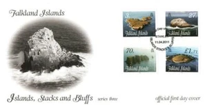 FALKLAND ISLANDS 2011 STACKS AND BLUFFS 3RD SERIES   FDC PORT STANLEY - Picture 1 of 1