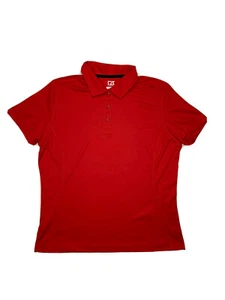 Cutter & Buck Women Red  T-Shirt Polo L - Picture 1 of 6