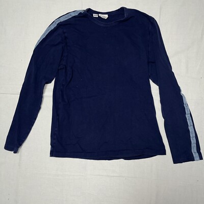 Calvin Klein Herren Langarmshirt Gr. M Blau S...