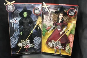 Barbie The Wicked Witch of the West & East SET Collector's Edition Pink/Silver - Picture 1 of 17