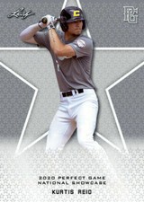 KURTIS REID 2020 "1ST EVER PRINTED" LEAF PERFECT GAME ROOKIE CARD #160! MINT!