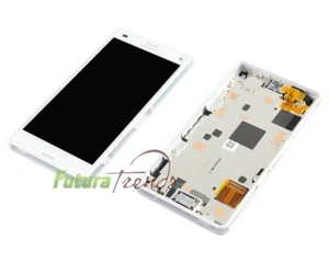 Original Sony Xperia Z3 Compact D5803 Display Rahmen LCD Touchscreen Weiß - Bild 1 von 1