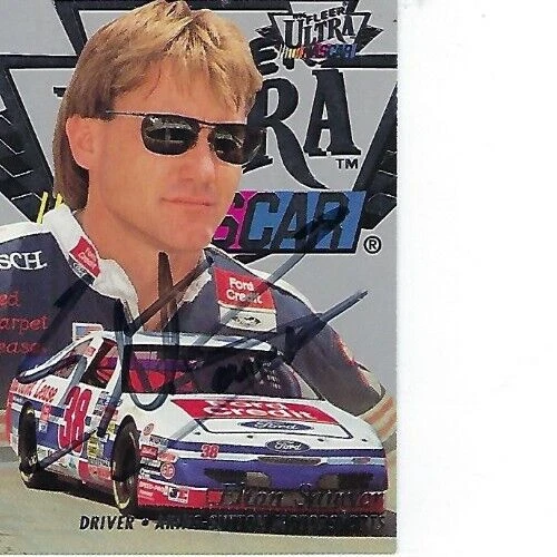 ELTON SAWYER SIGNED 1996 FLEER ULTRA #136 - NASCAR - Image 1 of 1