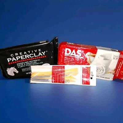 建模粘土 3 件,2 种粘土和工具! — 第 1/4 张图片