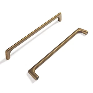 Goo-Ki Vintage Antique Brass Zinc Alloy Cabinet Handles - 7.56''(192mm) Ho - Picture 1 of 7