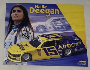 Postal de Hailie Deegan 2024 AirBox Dale Earnhardt Sr Throwback Darlington NASCAR - Imagen 1 de 2