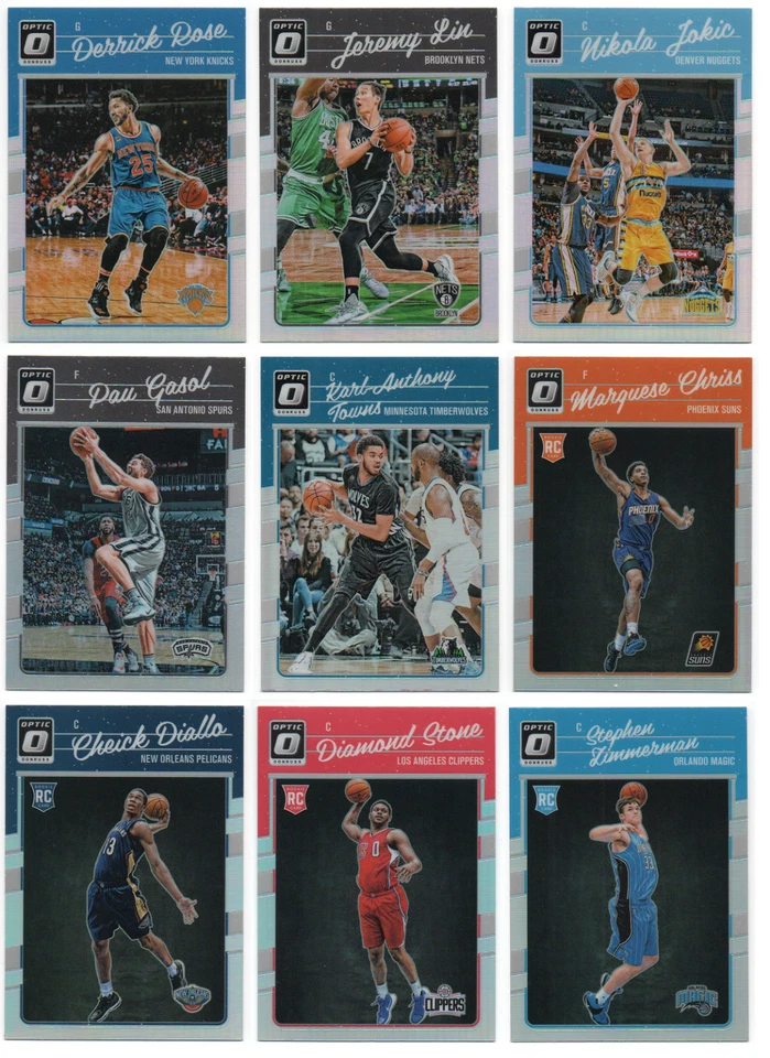2016-17 Donruss Optic Holo Prizms Silver - Pick Any - Image 1 of 1