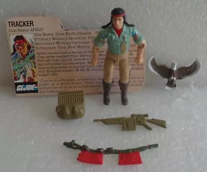 VINTAGE HASBRO GI JOE 1984 SPIRT TRACKER 100% ECCELLENTE V1 con CARTOLINA - Foto 1 di 8