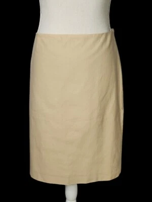 Falda Vintage EE. UU. NUEVA CON ETIQUETAS Ralph Lauren Etiqueta Negra Caqui 10 Coleccionistas $395 DESCOLOR Foto 1 de 4