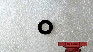 M4 Unterlegscheibe DIN125 Polyamid Kunststoff Plastik PA6.6 schwarz 10 Stück  - Bild 1 von 1