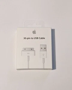 Genuine Sealed Apple 30 Pin To USB Cable GUARANTEED AUTHENTIC - Picture 1 of 3