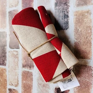 IKEA Christmas Under Tree Skirt Tree Mat Beige & Red 39.25" New E1-515 - Picture 1 of 5