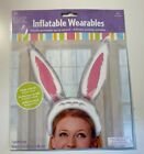 Inflatable White Bunny Ears Wearables Easter Costume Halloween 