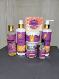 7 PcsGlutathione, Eucalyptus Kojic Acid Glutathione Soap Glutathione Face serum. - Picture 1 of 8