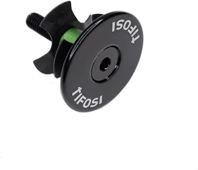 Верхняя крышка велосипеда Tifosi и звездчатая гайка для рулевого управления из сплава 1 1/8 дюйма дорожный велосипед черный - Изображение 1 из 3