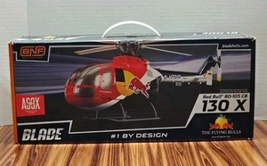 New Blade 130 X Red Bull RC Helicopter BO-105 CB BLH3880 Horizon Hobby BNF - Picture 1 of 16
