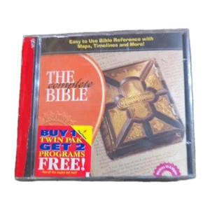 The Complete Bible CD-ROM 1999 Windows 95 Starshine Software Sealed  - Picture 1 of 2