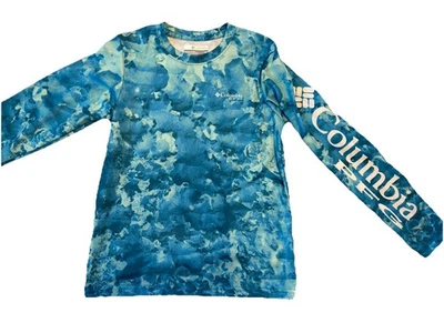 Boys Size S Small (8) Long Sleeve UPF 50 Omni-Wick Quick-Dry Fishing Shirt - Image 1 of 3