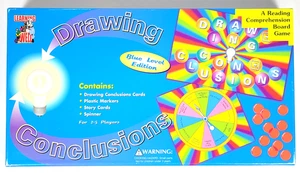 Drawing Conclusions Reading Comprehension Board Game ~ Learning Well ~Blue Level - Picture 1 of 4