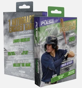 Caja de tarjetas coleccionables de béisbol Pulse 2025 sellada de fábrica (1 autógrafo recubierto) - Imagen 1 de 1