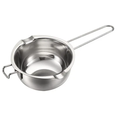 Double Boiler Pot 600ml 304 Stainless Steel for Candle Making Foto 1 de 4