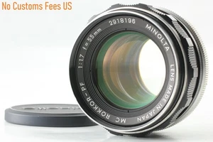[Exc+5] MINOLTA MC ROKKOR PF 55mm F1.7 Objektiv aus JAPAN - Bild 1 von 8