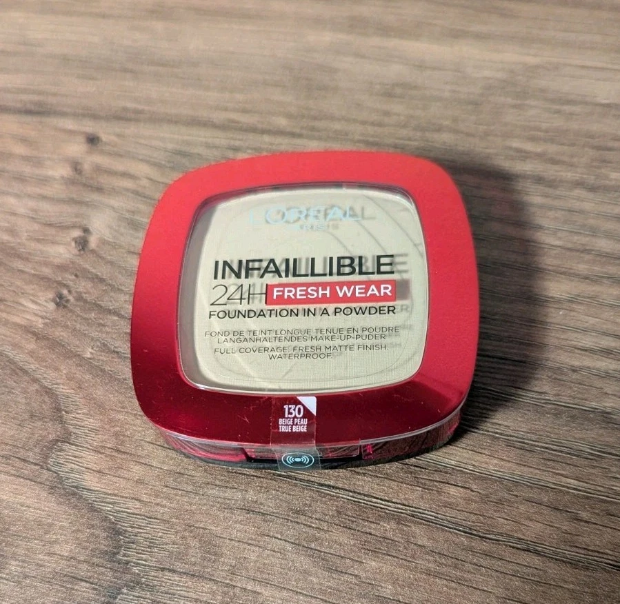 L'Oréal Paris Infaillible 24H Fresh Wear Foundation in a Powder Farbe 130 Beige - Bild 1 von 4