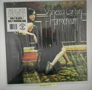 VANESSA CARLTON Harmonium NEW Half Black/Marmalade VINYL /600 W/HYPE STICKER  - Picture 1 of 6