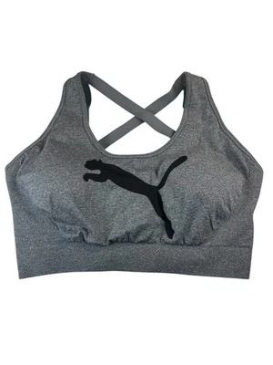 Sujetador PUMA para mujer talla grande 1X Drycell soporte bajo sin costuras con tirantes espalda deportiva Foto 1 de 3