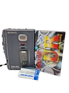 Sony TCM-59V Pressman Diktiergerät Standard Kassette Diktiergerät Walkman Vintage - Bild 1 von 24
