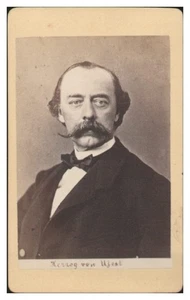 S7468/ CDV Foto Hugo zu Hohenlohe-Oehringen 1. Herzog von Ujest ca.1865 - Bild 1 von 2