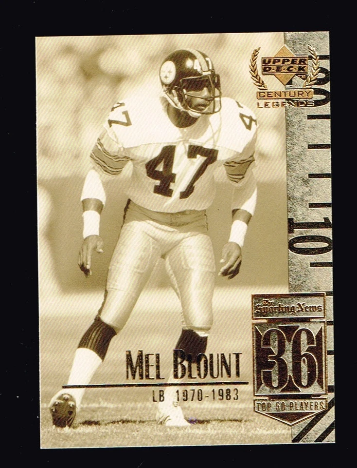 1999 MEL BLOUNT Upper Deck Century Legends #36 - Image 1 of 1