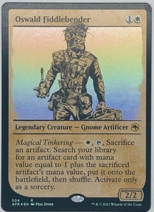 Magic The Gathering Oswald Fiddlebender (Vitrina) Aventuras en los Reinos Olvidados Lámina - Imagen 1 de 1