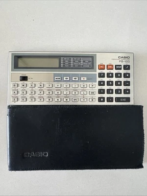 CASIO PB-100 Handheld Micro Pocket Computer Calculator VGC MINT Working 🔥 - Image 1 of 4