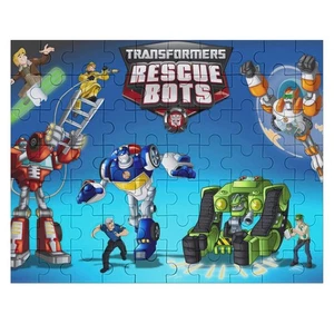 Transformers Rescue Bots Jigsaw Puzzle 70 Pieces Gift for Kids Easy To Assemble - Picture 1 of 5