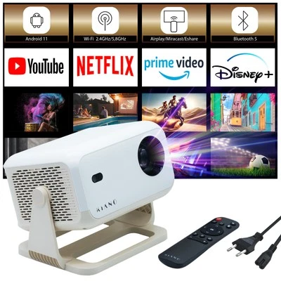 Kiano Chill Smart Beamer FHD/4K, 350 ANSI, Android, Bluetooth, Airplay 1080p - Bild 1 von 4