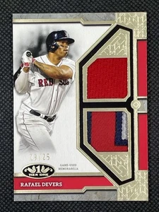 Rafael Devers Relic Patch 2024 Topps Tier One Relic Red Color Match Giants /25 - Picture 1 of 2