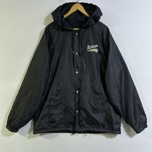 Brixton Jacket Mens XL Black Windbreaker Outdoors Lightweight Logo Skate Adult - Picture 1 of 11