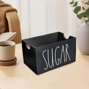 Sugar Packet Holder Sugar Bag Storage Condiment Packets Display Rustic 20 - Picture 1 of 12
