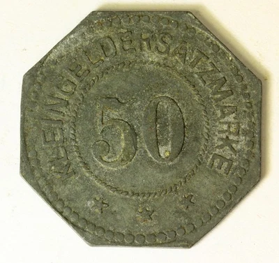 GERMANY (Belgern) 50 Pfennig 1917 - Zinc - Notgeld - VF - 2745 - Image 1 of 2