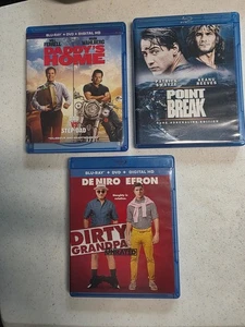 Blue Ray DVD Digital Movie Daddy's Home Point Break Dirty Grandpa - Picture 1 of 6