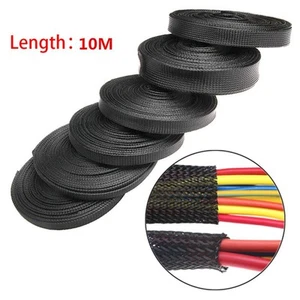 Wire Wrap Cable Organizer Braided Sleeve Storage Pipe Cord Protector - Picture 1 of 18
