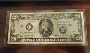 COLLECTIBLE 1995 SERIES $20 TWENTY DOLLAR BILL Crisp Uncirculated - Picture 1 of 2
