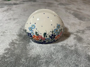 UNIKAT Andy Serviettenhalter bunt Blumenstrauß signiert S. Bacia!! - Bild 1 von 7