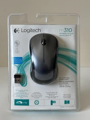 Logitech M310 Wireless Mouse Silver Black - Image 1 of 4