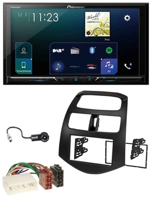Pioneer MP3 Bluetooth USB 2DIN DAB Autoradio für Chevrolet Spark KLM 2012-2013 - Bild 1 von 4