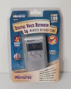 Memorex Digital Voice Recorder MB002 NEW SEALED VTG 1999 Tapeless 16 Min Recordi - Picture 1 of 9